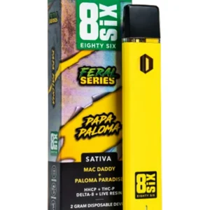 Papa Paloma 8SIX Feral Series HHC-P Blend Disposable 2G