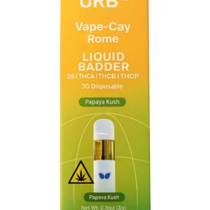 Lime Pixie URB Vape-Cay Rome Liquid Badder Disposable 3G