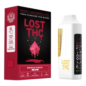 Papaya Punch Lost THC VVS Liquid Diamonds THCP Disposable 3G