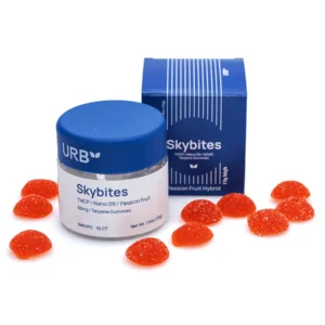 Passion Fruit URB Mile High Skybites THCP/Nano D9 Gummies 10ct 5MG