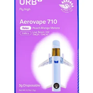 Peach Mango Melons URB Aerovape 710 Relax Disposable 3G