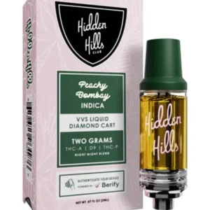 Peachy Bombay Hidden Hills VVS Liquid Diamond Cartridge 2G