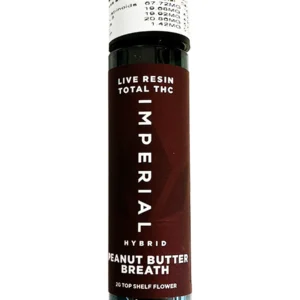 Peanut Butter Breath Imperial Live Resin Total THC Pre-Roll 2G