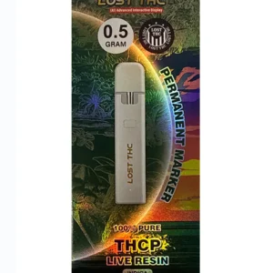 Permanent Marker Lost THC THCP Live Resin Disposable 0.5G