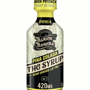 Pina Colada Tillmans Tranquils Delta 9 THC Syrup 420MG