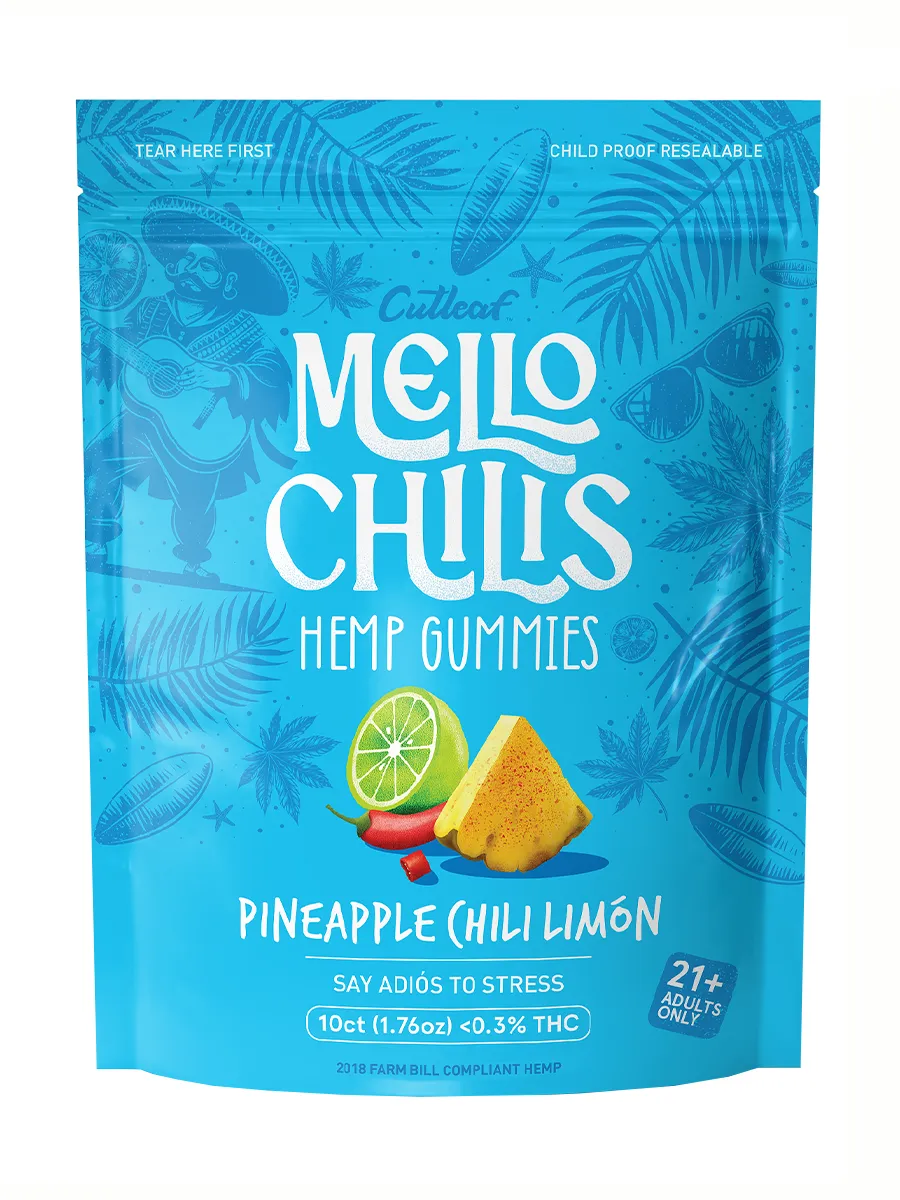 Pineapple Chili Limon Mello Chilis Hemp Gummies 10ct