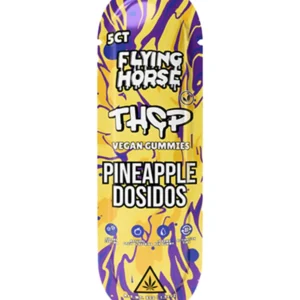 Pineapple Dosidos Flying Horse THCP Vegan Gummies 5ct