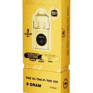 Pineapple Express | Golden Sky Flying Horse Dubai Gold 3 in 1 Disposable 9G
