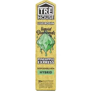 Pineapple Express Tre House Live Rosin Liquid Diamonds Vape 2G