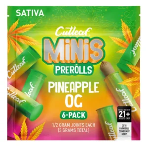 Pineapple OG Cutleaf MiNiS Pre-Rolls 6-Pack 3G