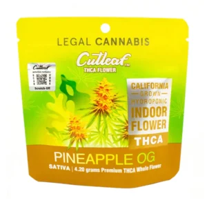 Pineapple OG Cutleaf Premium THC-A Whole Hemp Flower 4.2G