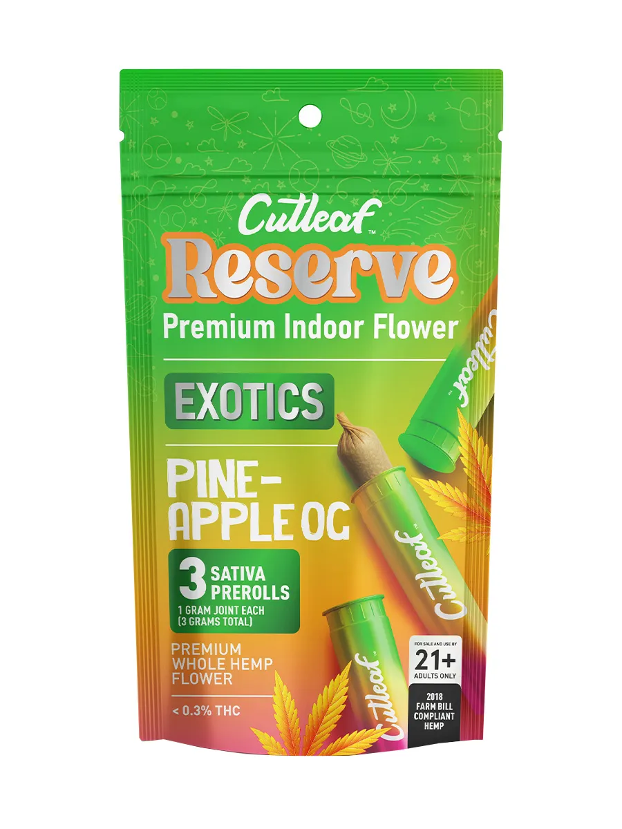 Pineapple OG Cutleaf Reserve Exotic Pre-Roll 3ct