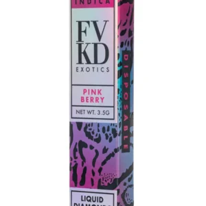 Pink Berry FVKD Exotics D9 Liquid Diamonds Disposable 3.5G
