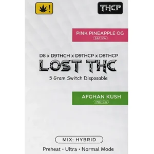 Pink Pineapple OG | Afghan Kush Lost THC Switch THCP Disposable 5G