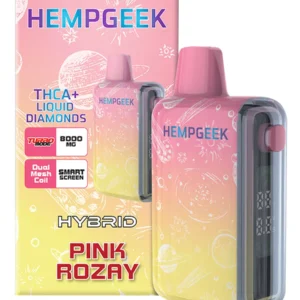 Pink Rozay Hempgeek THCA+Liquid Diamonds Disposable 8000MG