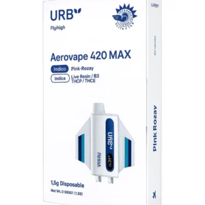 Pink Rozay URB Aerovape 420 Max Mile High Blend Disposable 1.5G