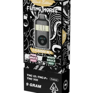Pink Sauce | White Sauce Flying Horse Black Edition Disposable 9G