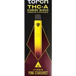 Pink Starburst Torch THCA Diamond Infused Premium Disposable 2.5G