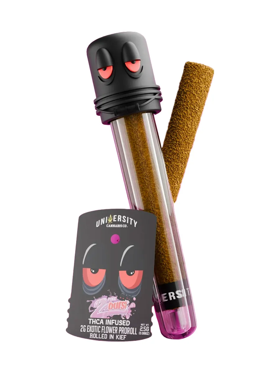 Pink Zaburst University THCA Infused Exotic Flower Pre-Roll 2G