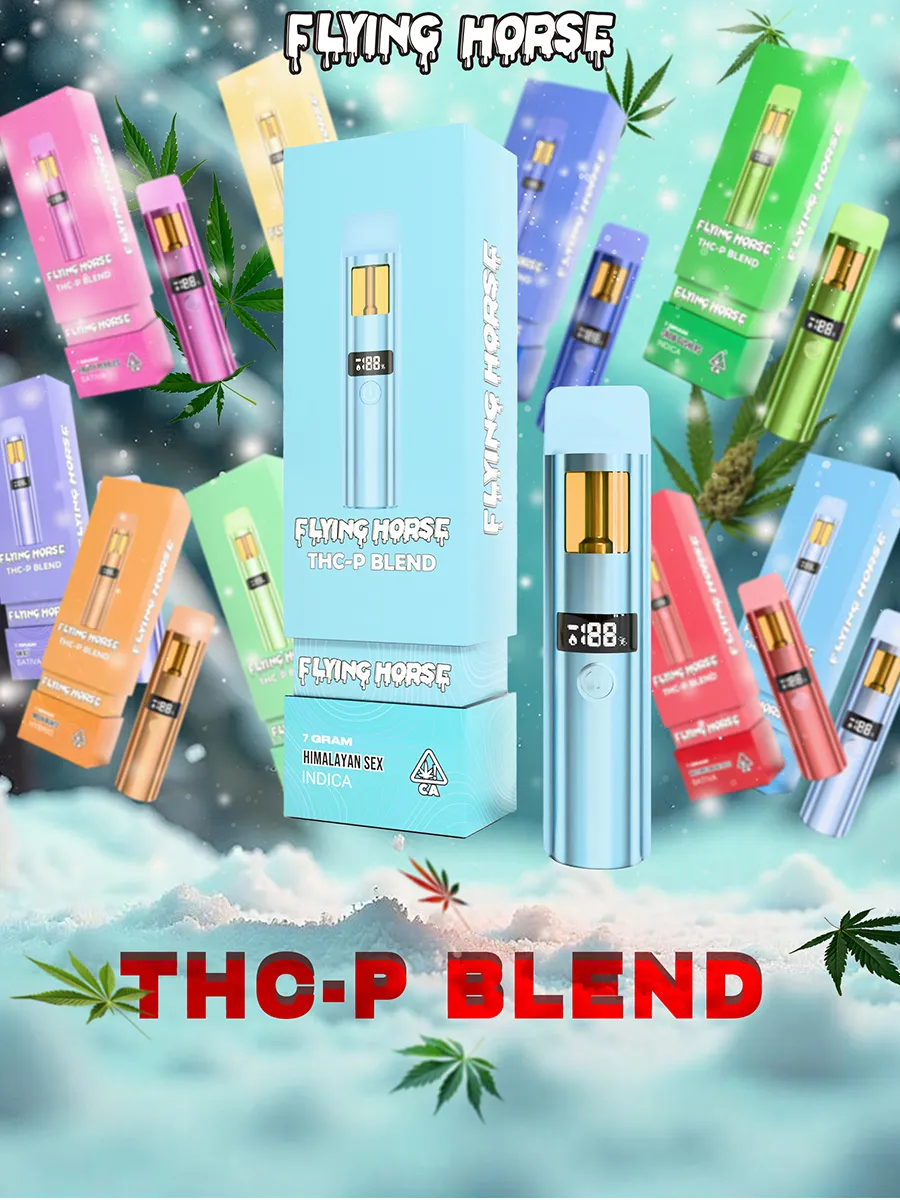 Snow Gushers Flying Horse THCP Blend Disposable 7G - Image 5