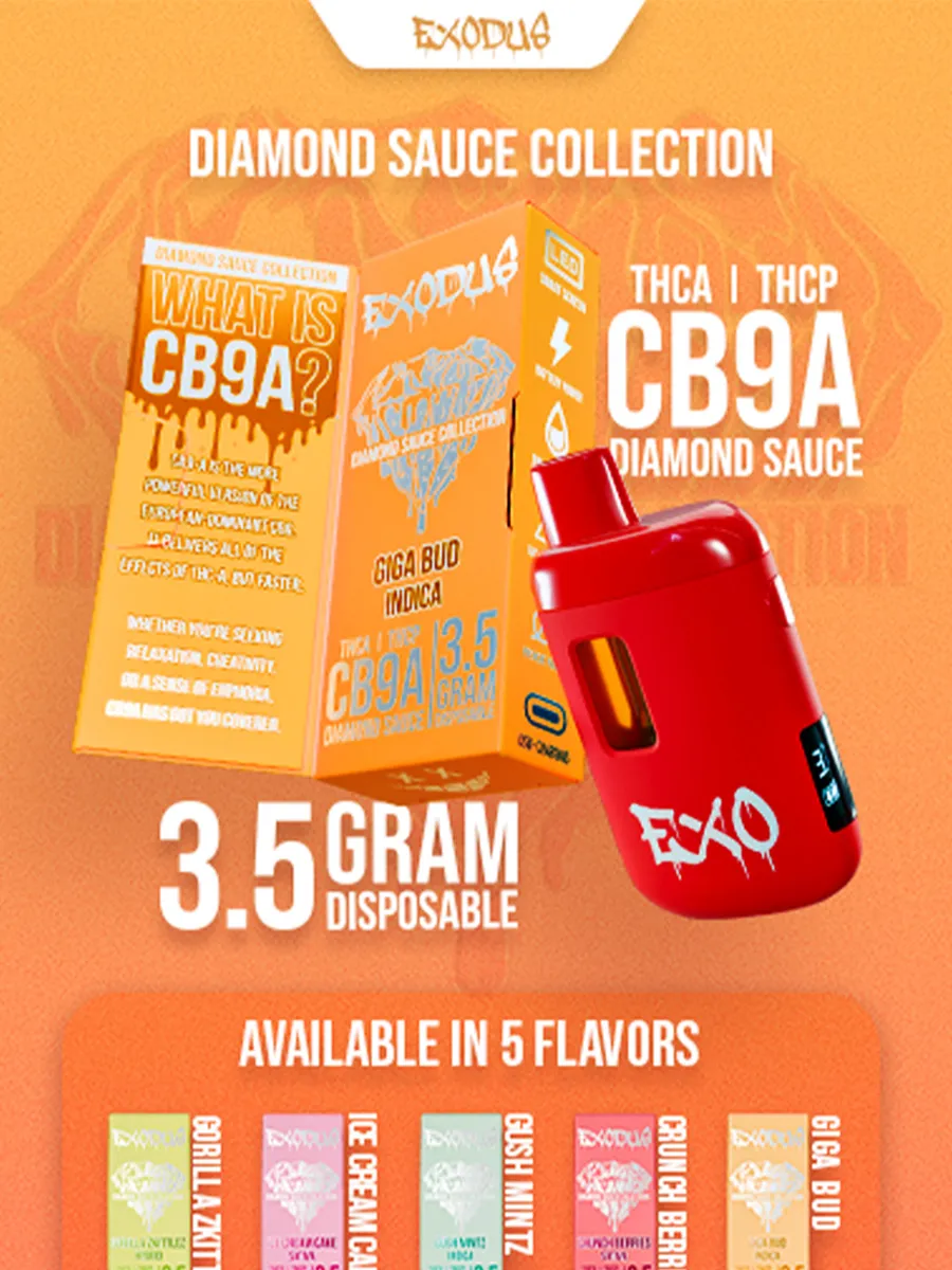 Gorilla Zkittlez Exodus Diamond Sauce Collection Disposable 3.5G - Image 3