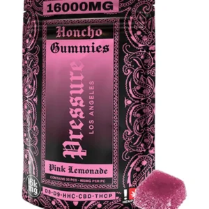 Pink Lemonade Pressure Honcho Gummies 16000mg 20ct