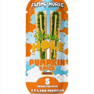 Pumpkin Spice Flying Horse THCA Hash Hole Pre-Rolls 5G