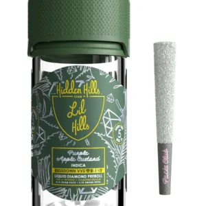 Purple Apple Custard Hidden Hills Lil Hills VVS Liquid Diamond Pre Rolls 3.5G
