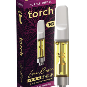 Purple Diesel Torch Live Resin THC-A + THC-P 510 Cartridge 1G