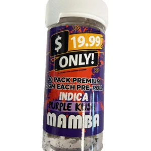 Purple Kush Mamba $19.99 Only! Pre-Roll 10 Pack Premium x 2G
