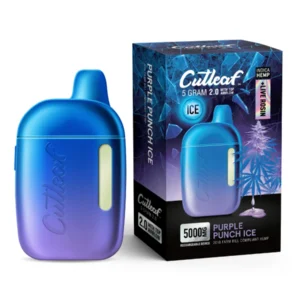 Purple Punch Ice Cutleaf Live Rosin Disposable Vape 5G