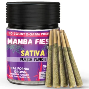 Purple Punch Mamba Fiesta Full Spectrum Blend Pre-Roll 50ct x 2G