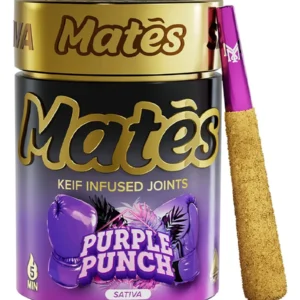 Purple Punch Muha Meds Mates Keif Infused THCA Joints 3G