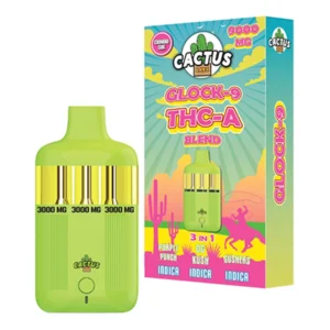 Purple Punch | OG Kush | Gushers Cactus Labs Glock 9 THC-A Blend Vape 9000mg