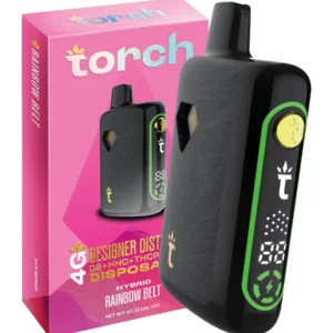 Rainbow Belt Torch Designer Distillate Disposable 4G