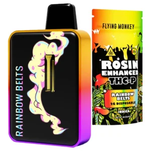 Rainbow Belts Flying Monkey Rosin Enhanced THCP Disposable 2G