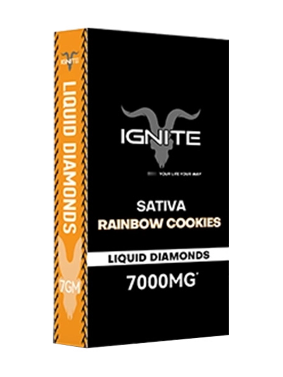 Rainbow Cookies Ignite Liquid Diamonds Disposable 7000mg