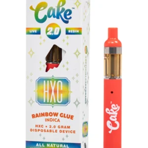 Rainbow Glue Cake HXC Live Resin Disposable 2G