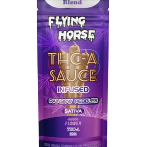 Rainbow Pebbles Flying Horse THCA Sauce Infused Pre-Rolls 2G 3ct