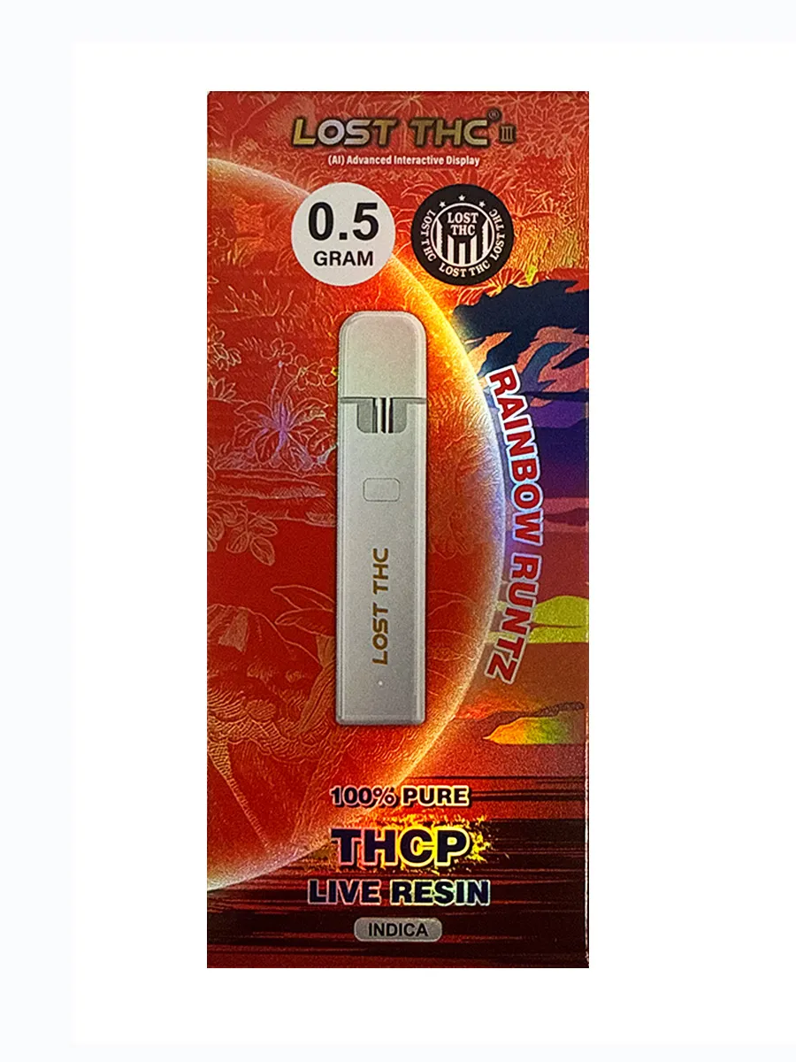 Rainbow Runtz Lost THC THCP Live Resin Disposable 0.5G