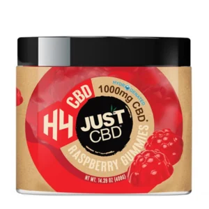 Raspberry Just CBD H4-CBD Gummies 1000mg