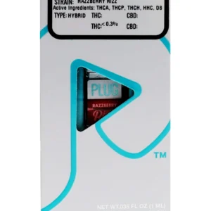 Razzberry Rizz PLUGPlay Exotics Pods With Premium Hemp Oil Cart 1ml
