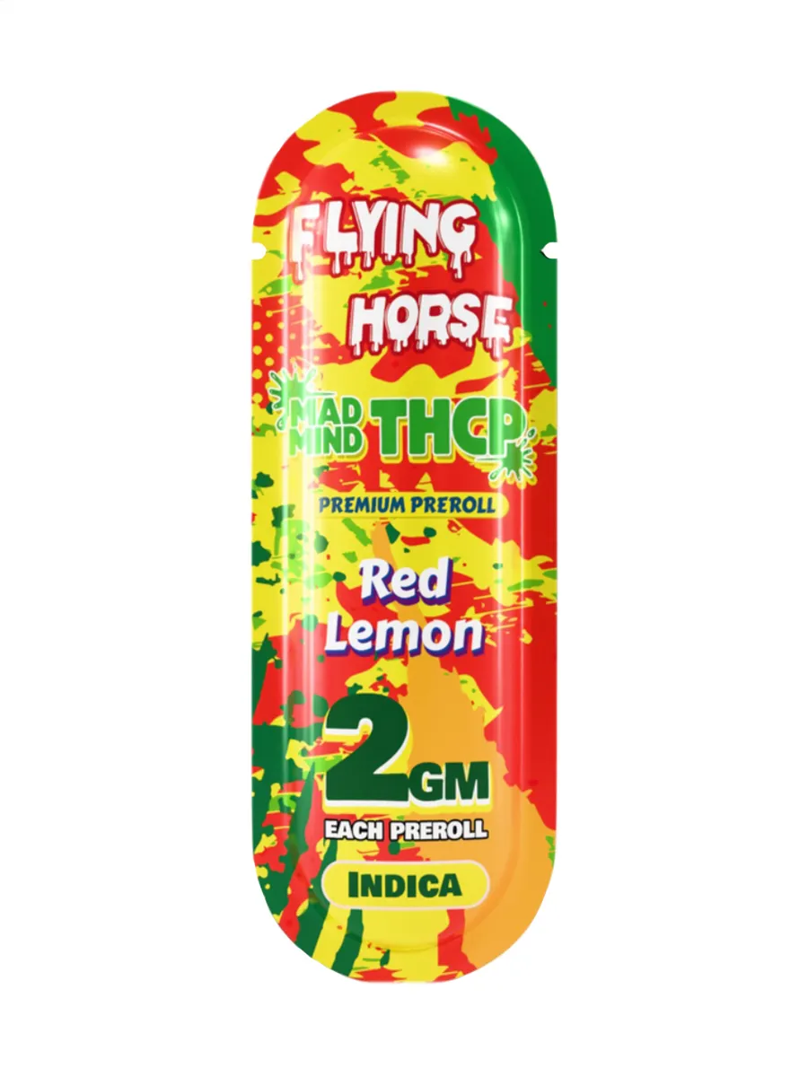 Red Lemon Flying Horse Mad Mind THCP Premiumm Pre-Roll 2GM