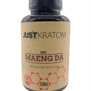 Red Maeng Da Just Kratom Mitragyna Speciosa Capsules 150ct