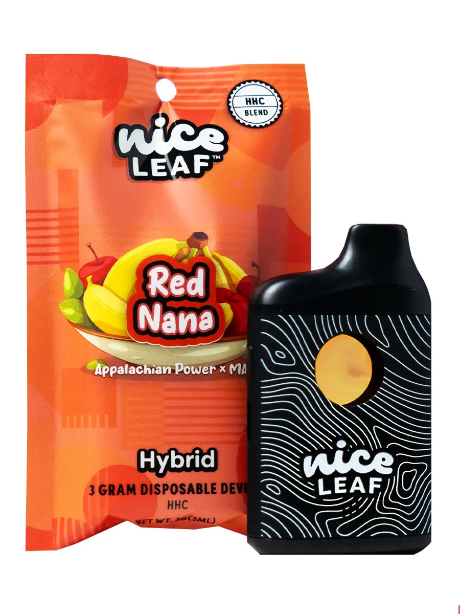 Red Nana Nice Leaf HHC Blend Disposable 3G