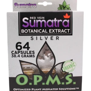 Red Sumatra OPMS Silver Kratom Capsules 64ct