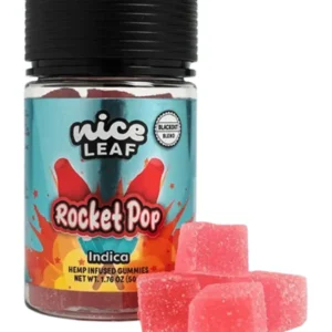 Rocket Pop Nice Leaf Blackout Exotic Blend Gummies 3500MG