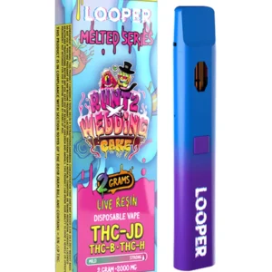 Runtz Wedding Cake Looper Melted Series THC-JD+THC-B+THC-H Vape 2G