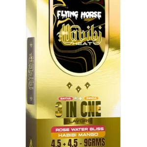 Rose Water Bliss | Habibi Mango Flying Horse Habibi Heat Edition 3in1 THC Vape 9G