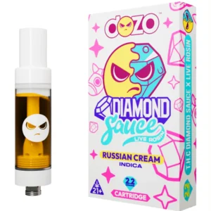 Russian Cream Dozo Diamond Sauce Live Rosin Cartridge 2.2G